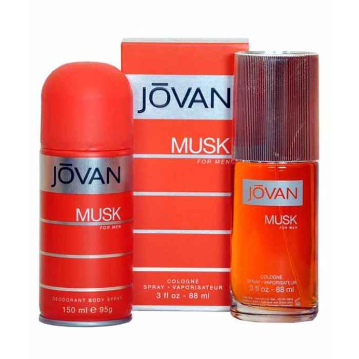 Buy Jovan Combo Of Musk Men'S Perfumes EDC (88 ml) With Deodorant (150 ml) - Purplle