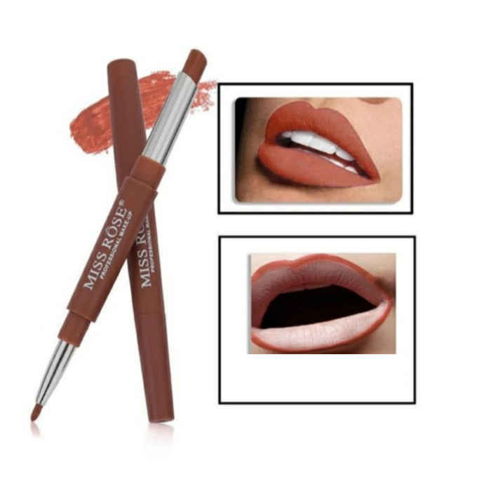 Buy Miss Rose 2 In 1 Creamy Matte Lipstick 7102-001M 40 Inked Heart - Purplle