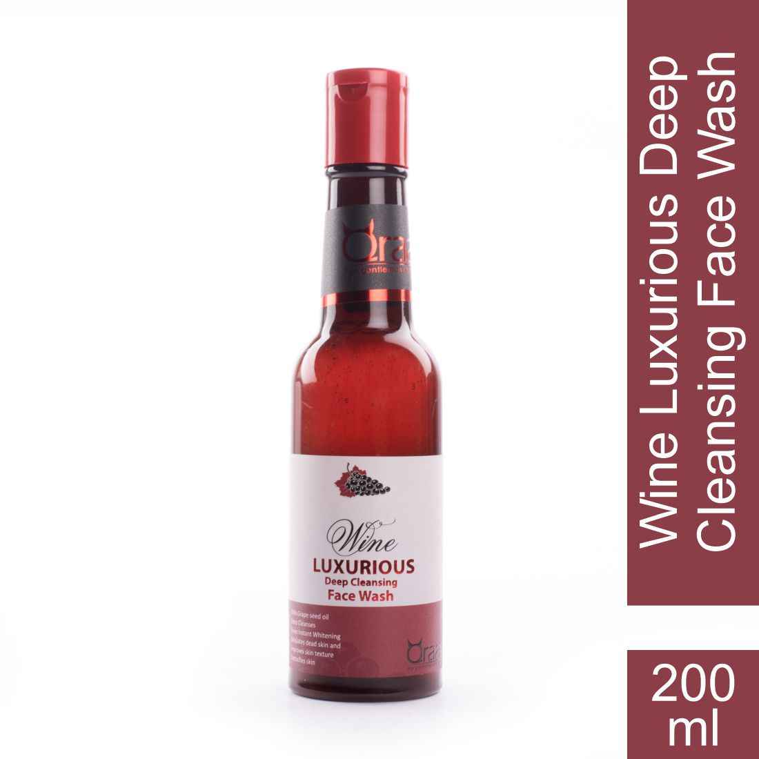 Buy Qraa Men Wine Face Wash - Purplle