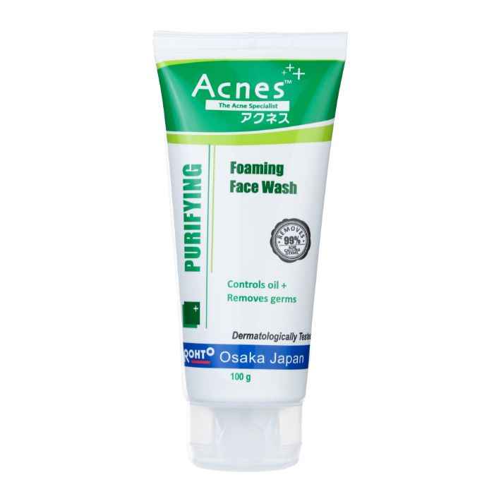 Buy Acnes Purifying Foaming Face Wash (100 g) - Purplle