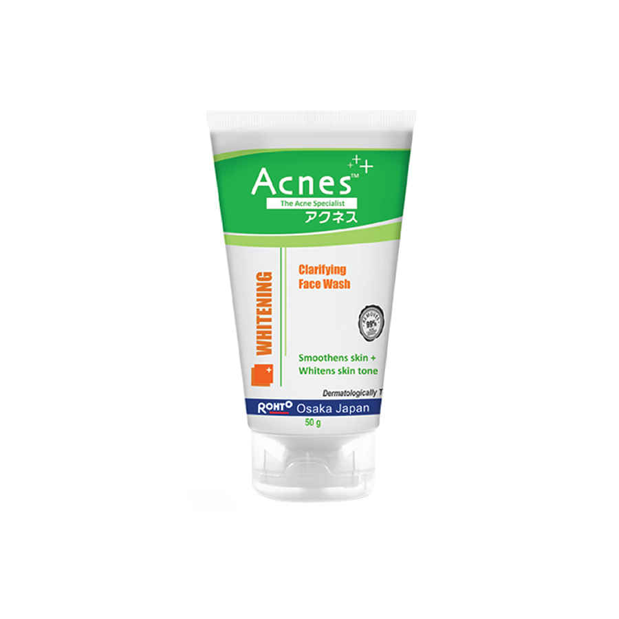 Buy Acnes Whitening Clarifying Face Wash (50 g) - Purplle