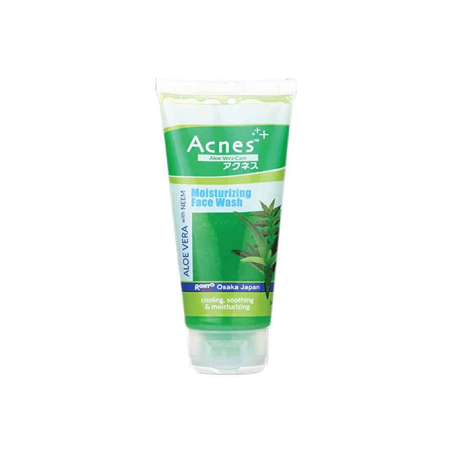 Buy Acnes Moisturizing Face Wash (Aloe Vera with Neem) (50 ml) - Purplle