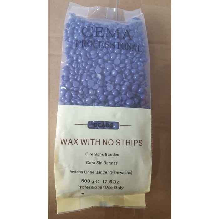 Buy Cema Professional Hard Beans Wax (500 g) (Blue) - Purplle