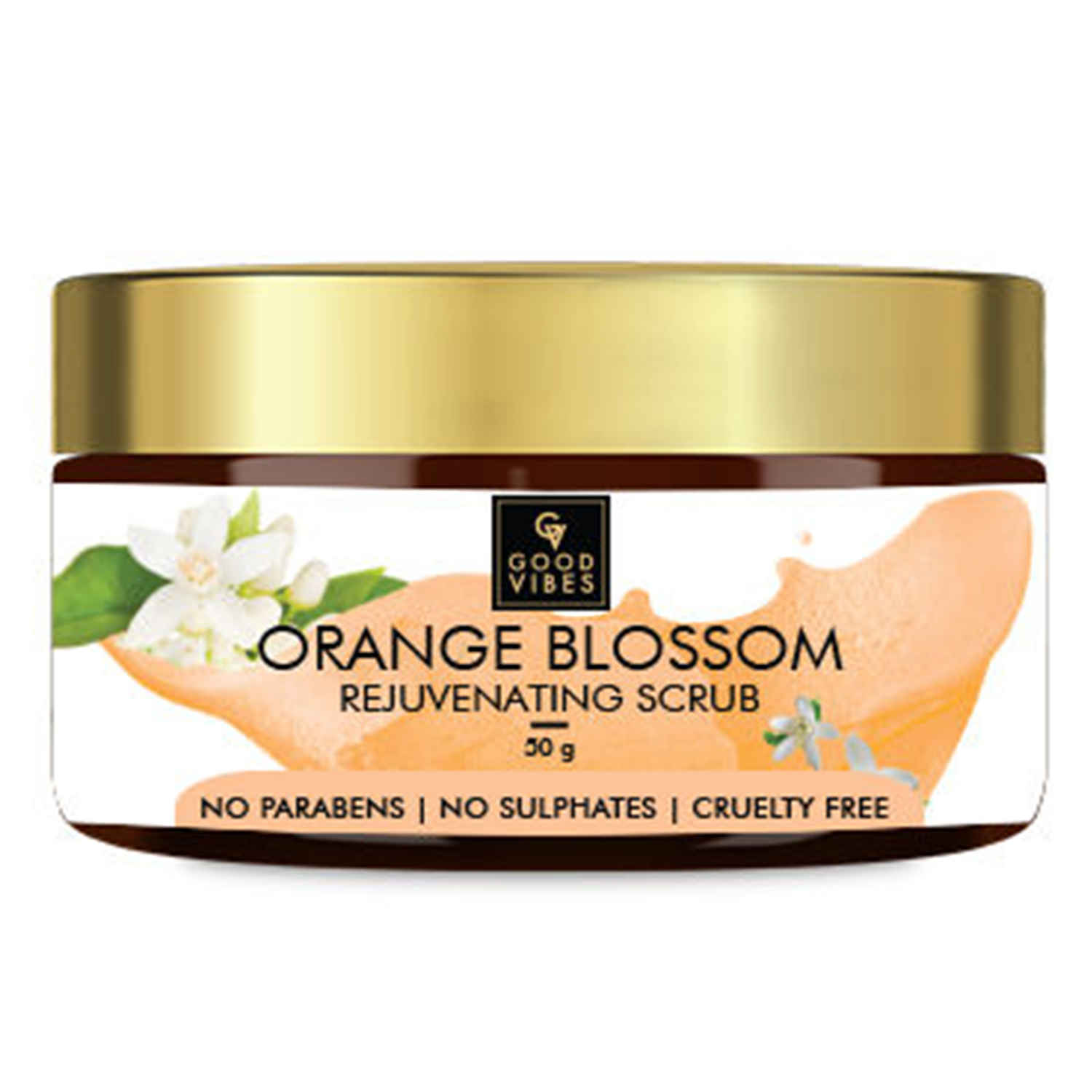 Buy Good Vibes Rejuvenating Face Scrub - Orange Blossom (50 gm) - Purplle