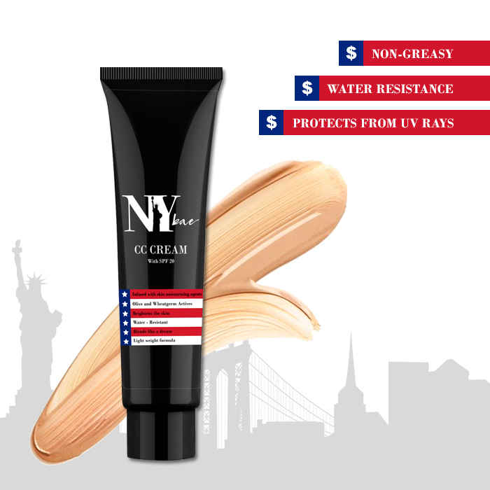 Buy NY Bae CC Cream with SPF 20 - Honey Butter Americano 3 (18 g) - Purplle
