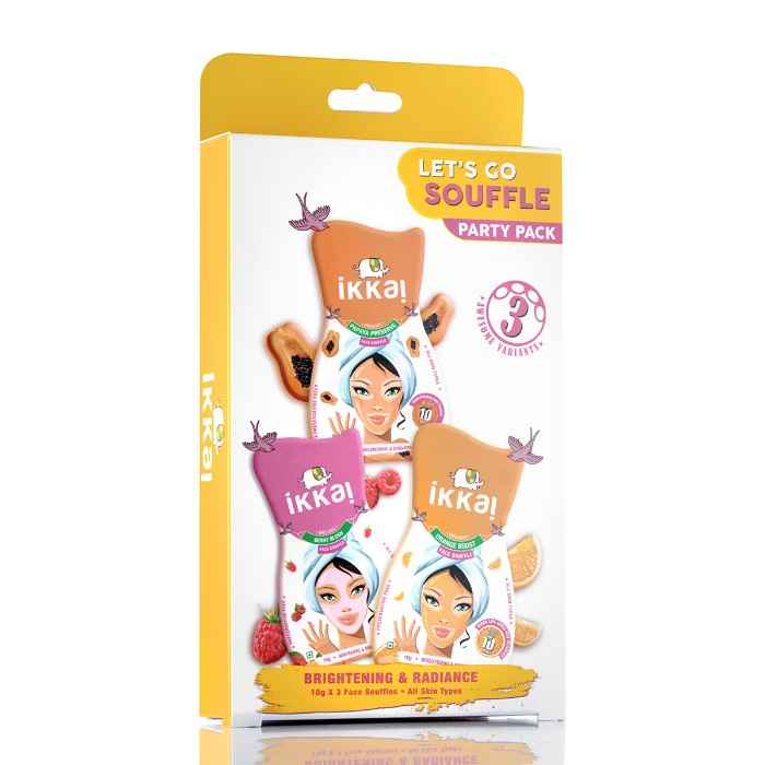 Buy Ikkai Let'S Go Souffle Party Pack (10 g * 3) - Purplle