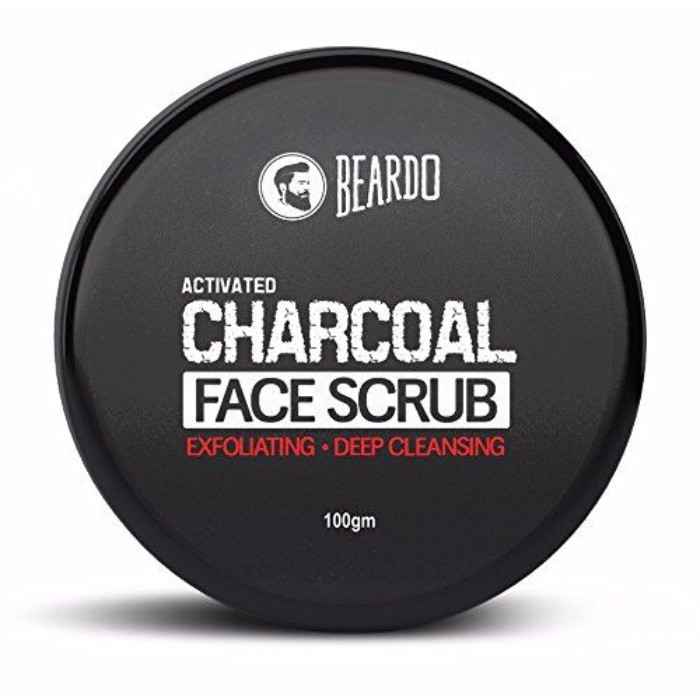 Buy Beardo Activated Charcoal Deep Cleansing Face Scrub (100 g) - Purplle