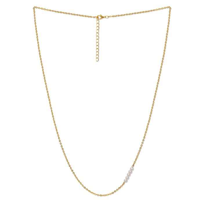 Buy Femnmas Golden Pearl Belly Chain - Purplle