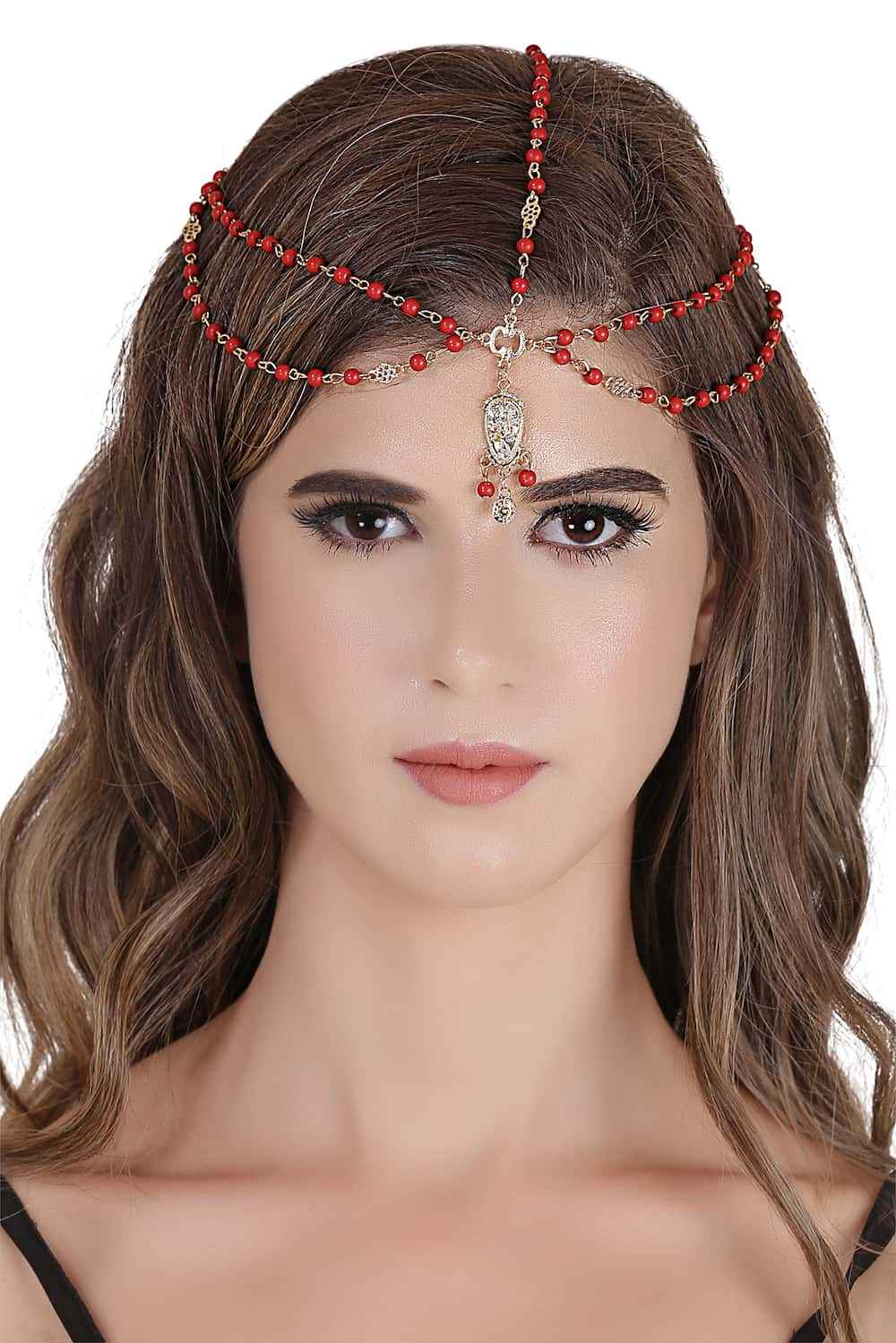 Buy Femnmas Red Color Head Band - Purplle