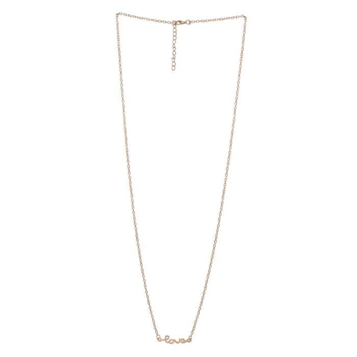 Buy Femnmas Letter Love Belly Chain - Purplle