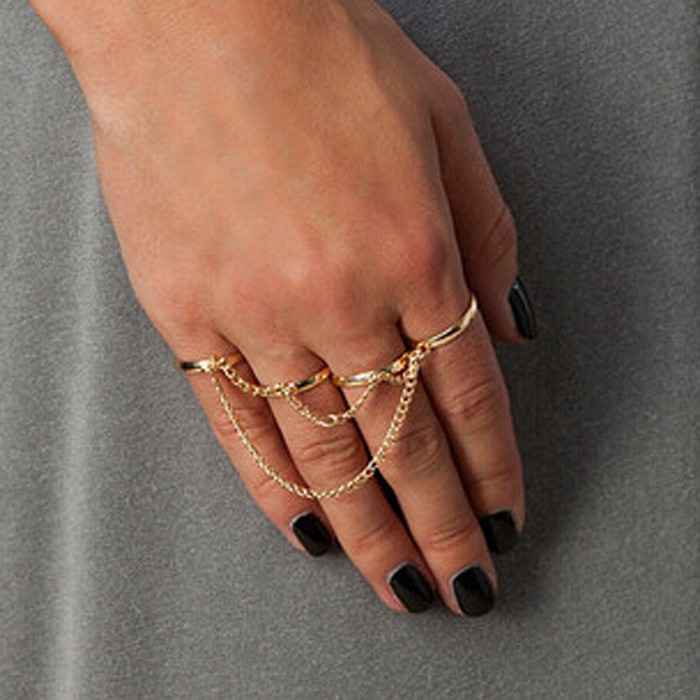 Buy Femnmas Multi Chain Barbie Ring - Purplle