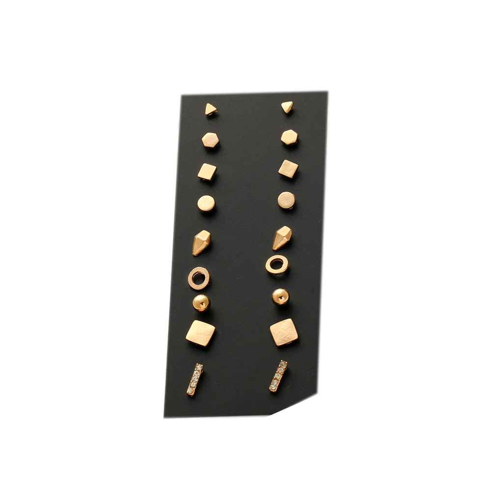 Buy Femnmas Casual Cute Fashion Studs (9 Pair) - Purplle