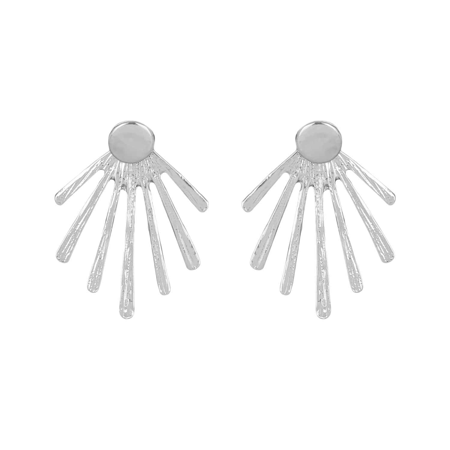 Buy Femnmas Silver Hanging Sticks Earjacket - Purplle