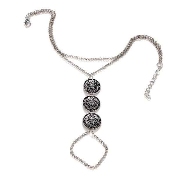 Buy Femnmas Silver Multi Coin Beach Anklet - Purplle