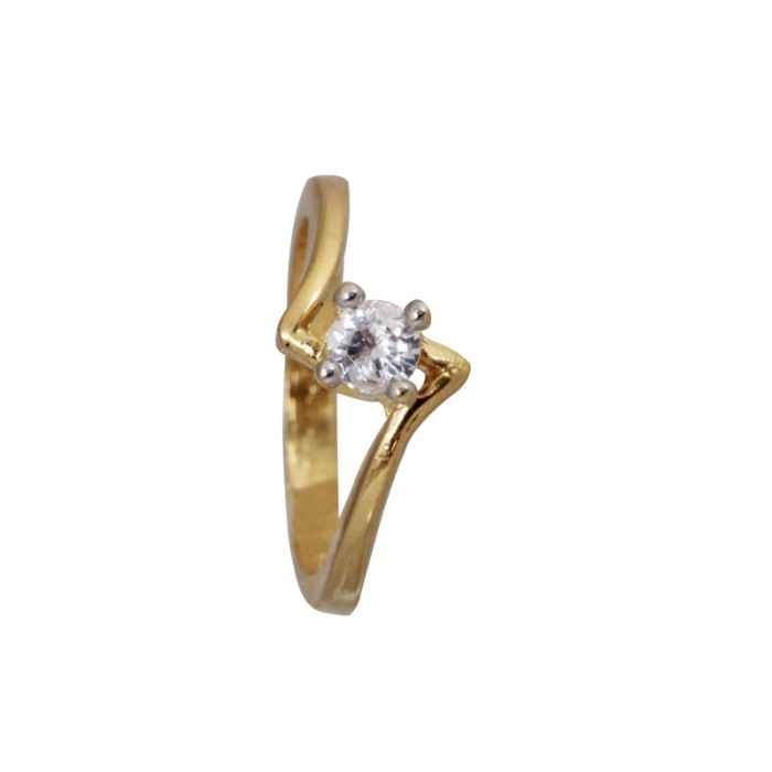 Buy Crunchy Fashion Cz Studded Ring - Purplle