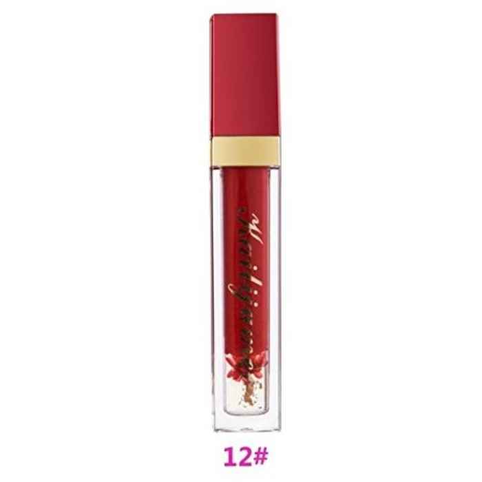 Buy Kailijumei Lipgloss Maquiagem Matte Lipstick Lips Care Riche Shine Gelee Jelly With Fate Of Flower Lip Gloss Tint Color # 12 (6 ml) - Purplle