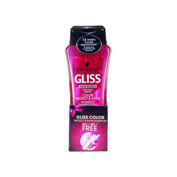 Buy Schwarzkopf Gliss Hair Repair With Liquid Keratin Color Protect & Shine Shampoo (250 ml) Buy 1 Get 1 Free - Purplle