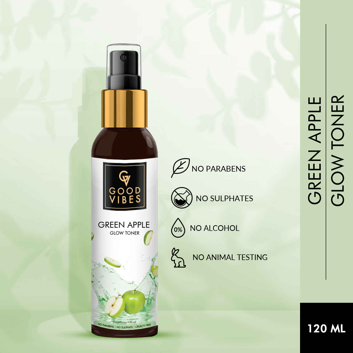 Buy Good Vibes Toner - Green Apple (120 ml) - Purplle