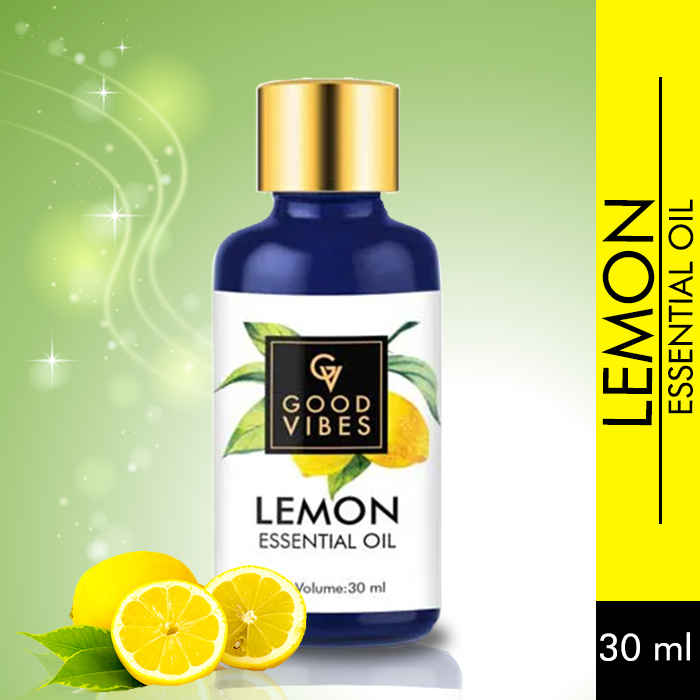 Buy Good Vibes Pure Essential Oil - Lemon (30 ml) - Purplle