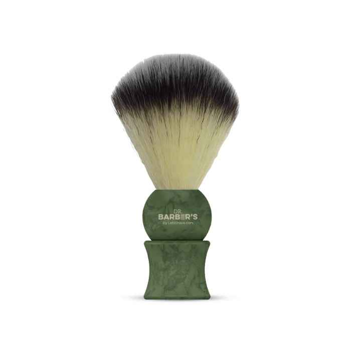 Buy LetsShave Shave Brush - Imitation Badger hair - Hand Made - Soft bristles - Green - Purplle