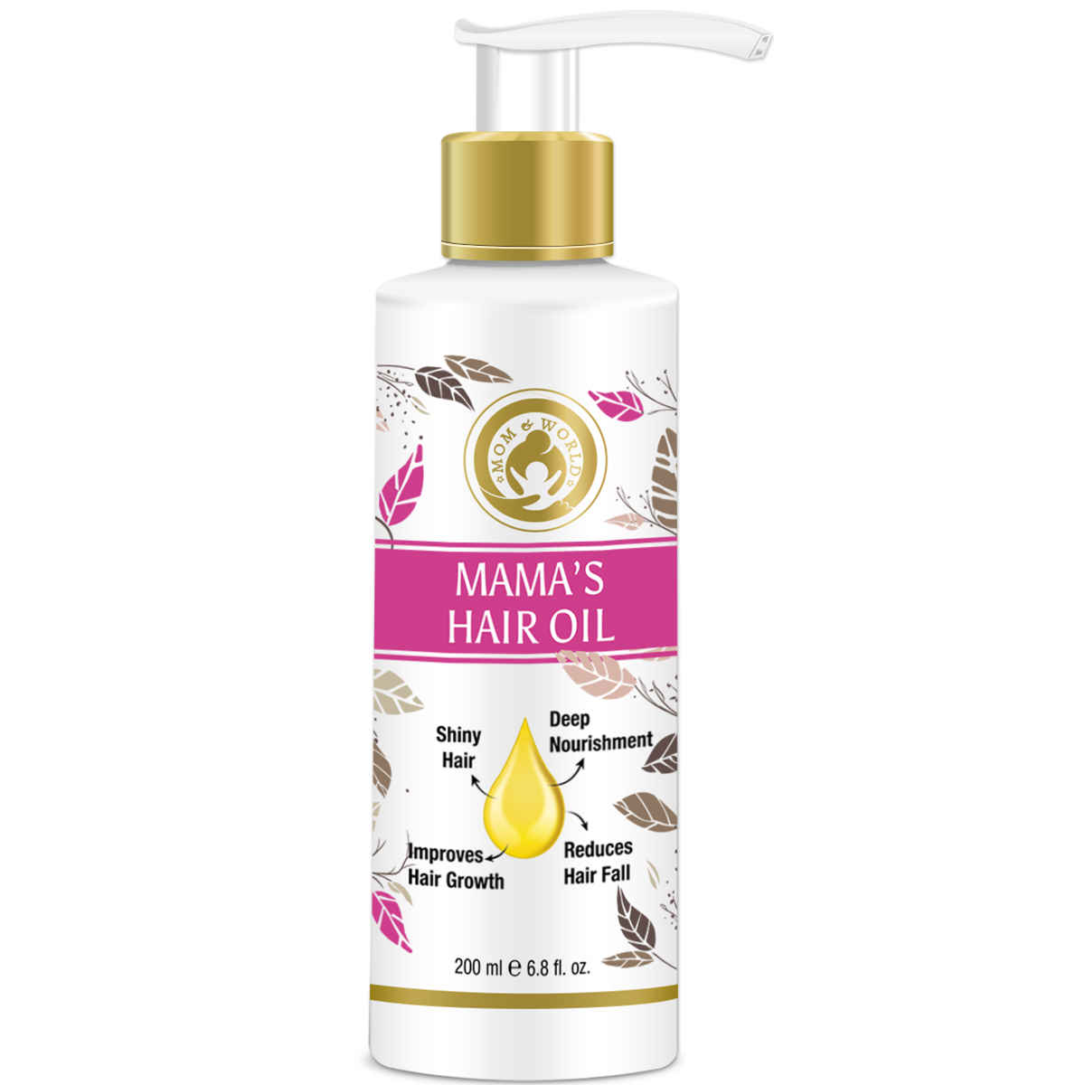 Buy Mom & World Mama's Hair Oil (200 ml) - 11 Natural & Organic Oils - Purplle