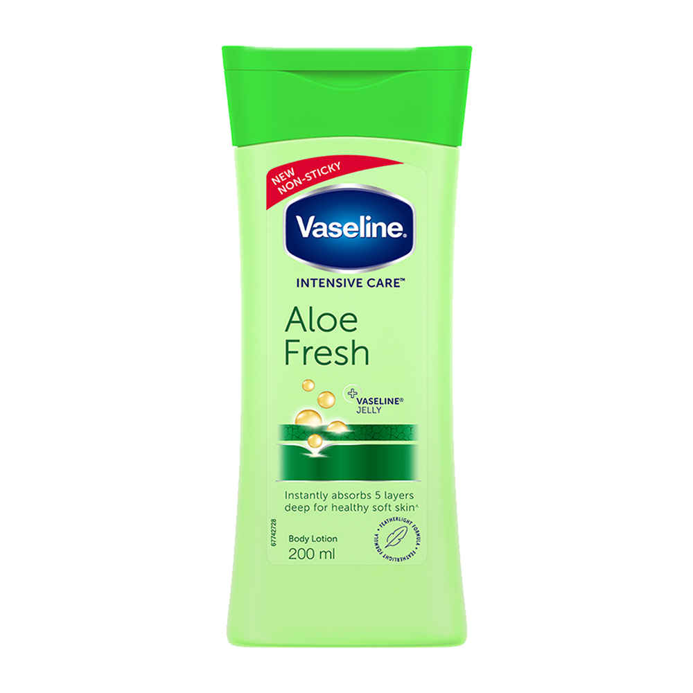 Buy Vaseline Intensive Care Aloe Fresh Body Lotion 200 ml - Purplle