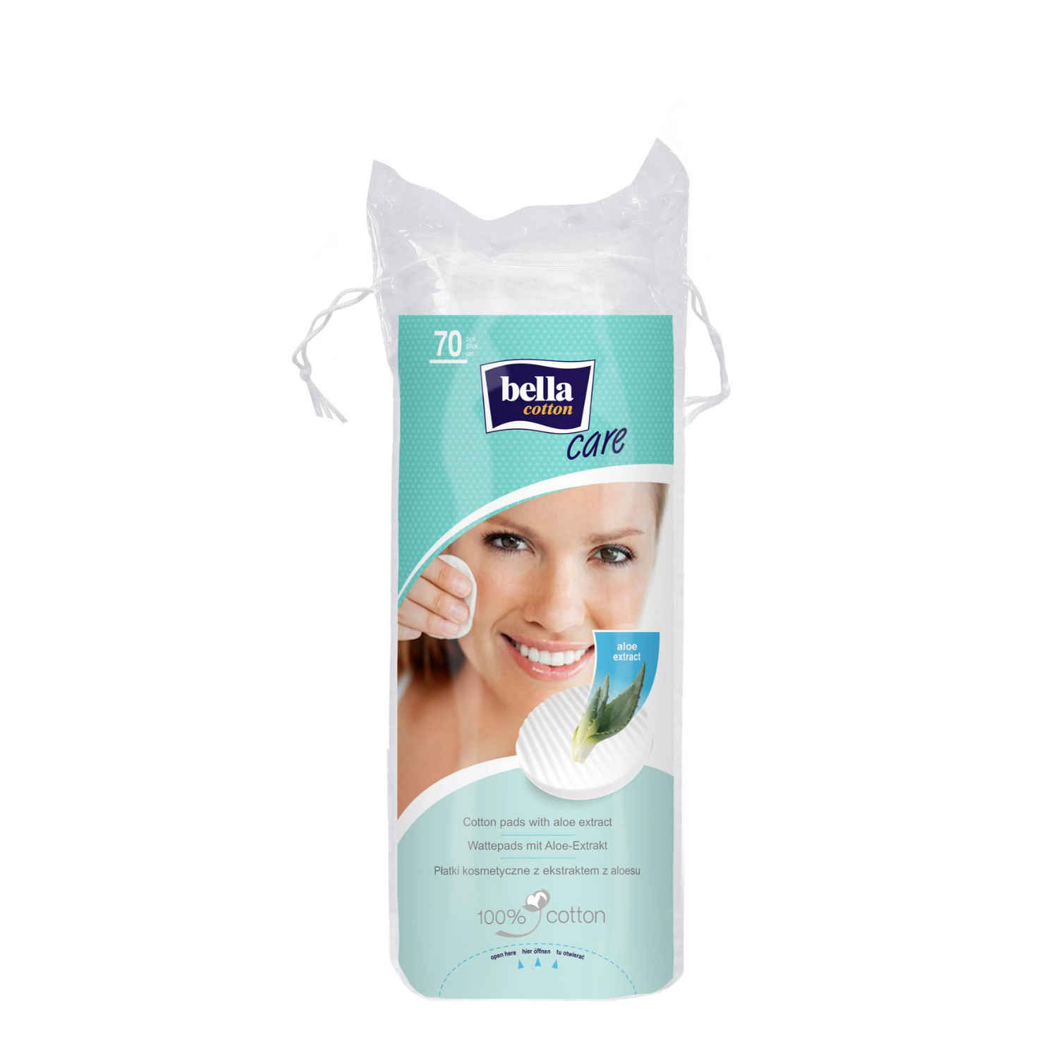 Buy Bella Cotton Pads Round With Aloevera Extract 70 Pcs - Purplle