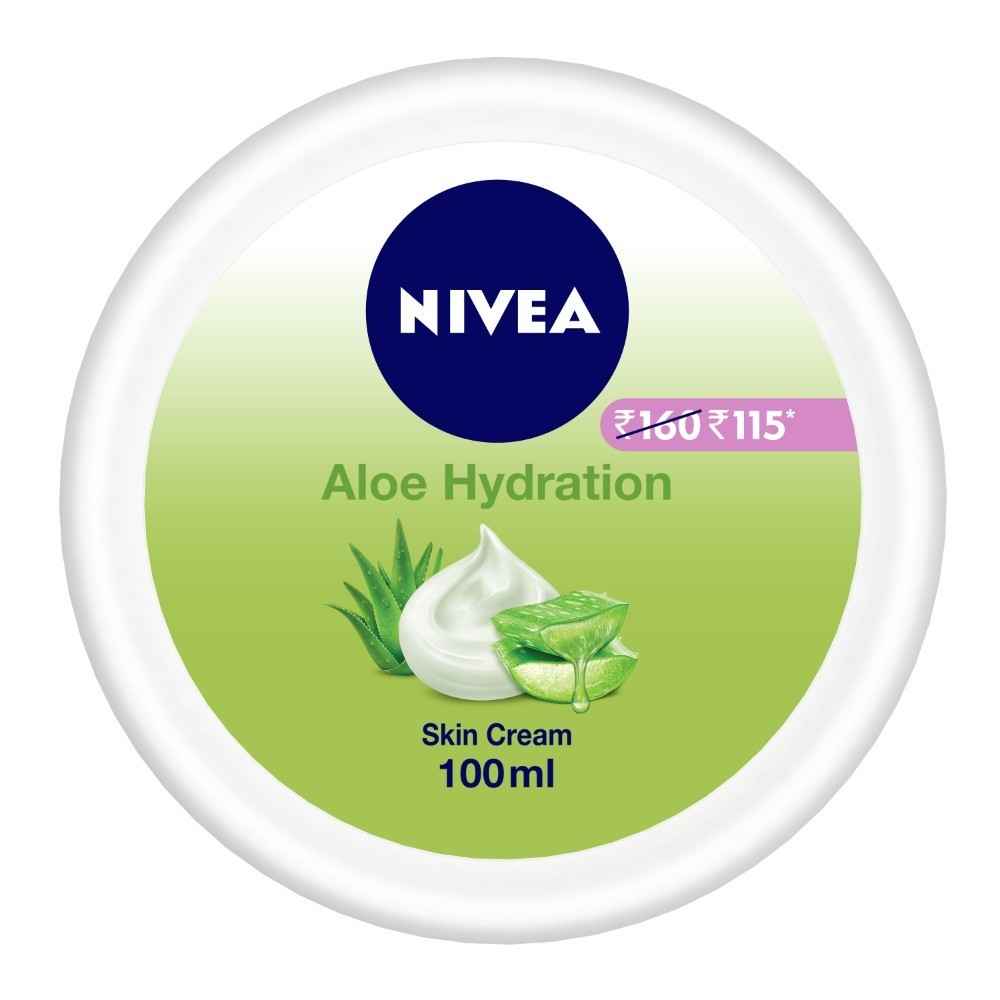Buy NIVEA Soft Aloe Moisturising Cream All Skin Types 100ml - Purplle