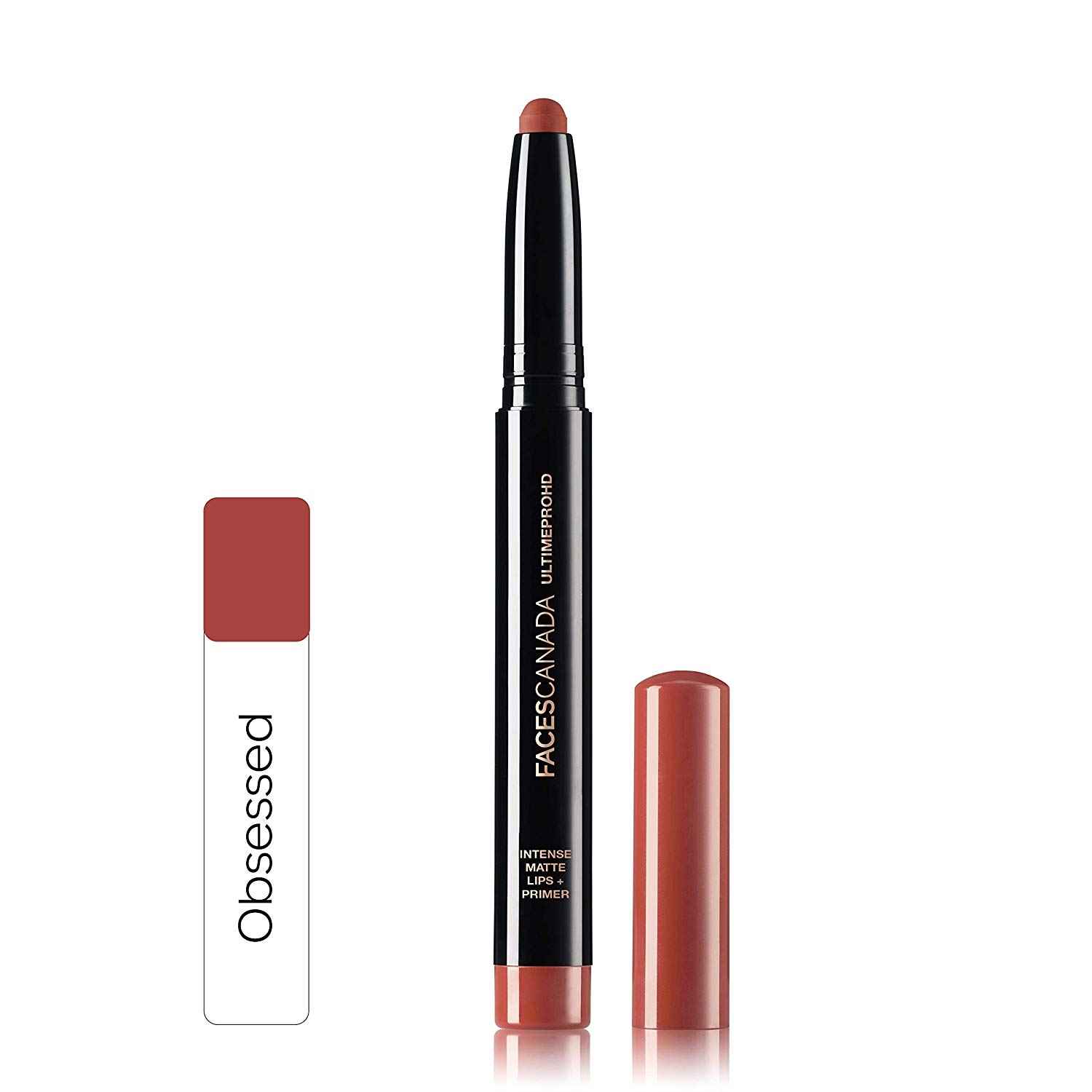 Buy Faces Canada Ultime Pro HD Intense Matte Lips + Primer - Obsessed 15 (1.4 g) - Purplle