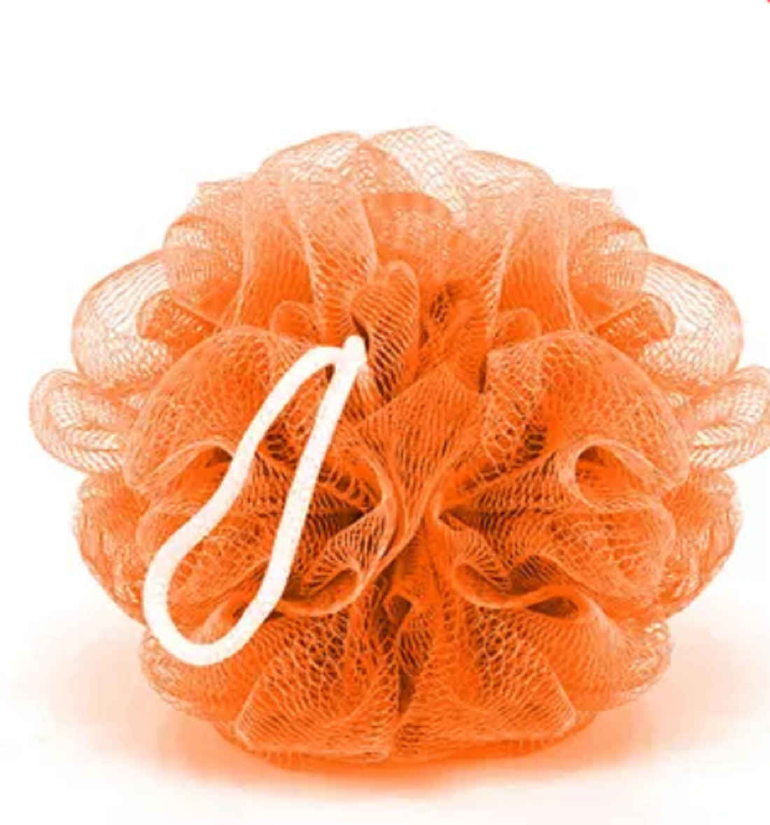 Buy PANACHE Bath Puff Loofah, Bittersweet Orange - Purplle