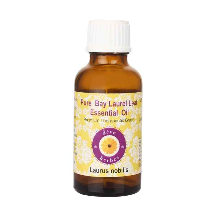 Buy Deve Herbes Pure Bay Laurel Leaf Essential Oil (15 ml) (Laurus nobilis) 100% Natural Therapeutic Grade Steam Distilled - Purplle