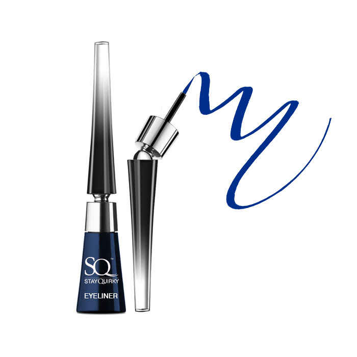 Buy Stay Quirky Liquid Eyeliner, With Unique Ball-Joint Applicator, Blue - Beach Please 2 (6.5 ml) - Purplle
