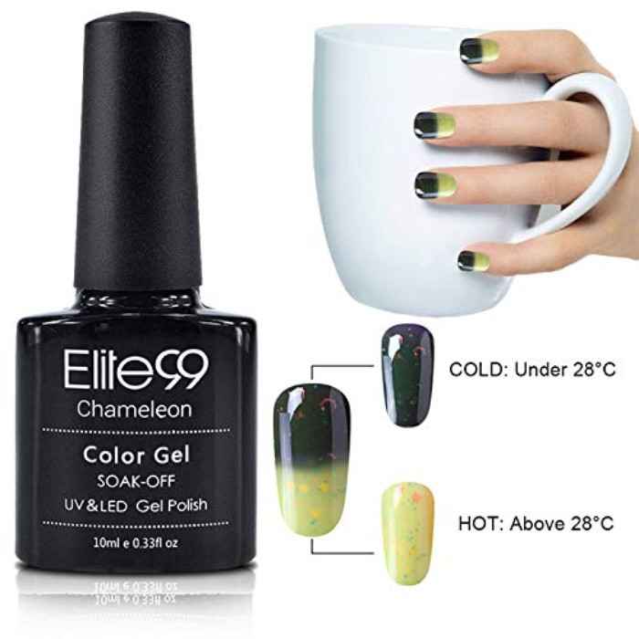 Buy Elite99 Temperature Change Color Nail Gel Polish Soak Off UV Cheese Gel Polish LED Nail Polish Gel Lacquer Gel Nail Art Nail Polish (8703) - Purplle