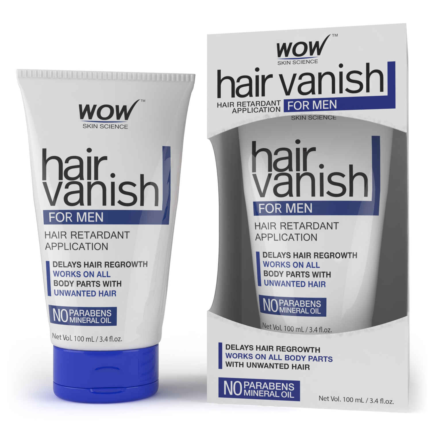 Buy WOW Skin Science Hair Vanish For Men (100 ml) - Purplle