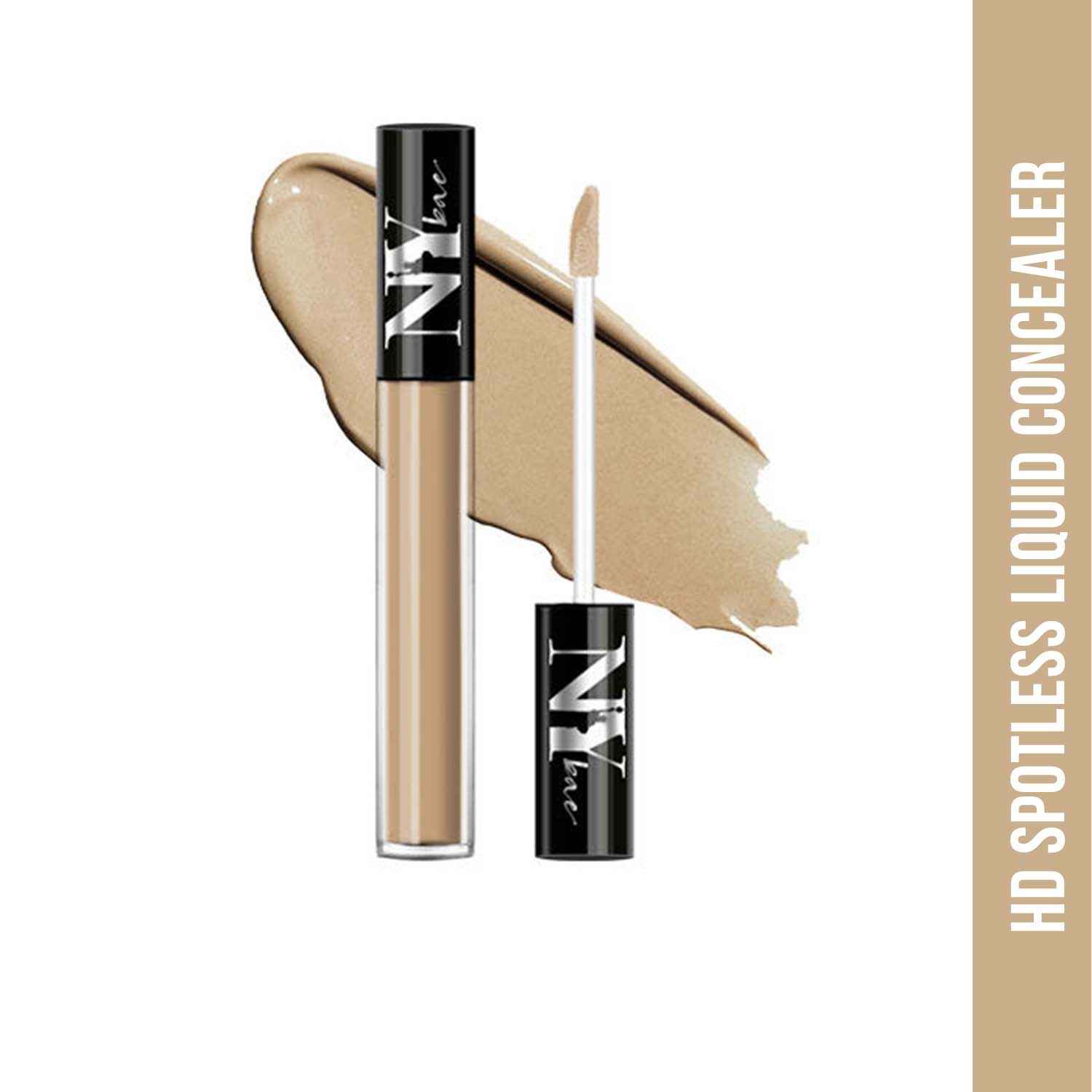 Buy NY Bae HD Spotless Liquid Concealer - Coffee Pretzel 5 (3 ml) | Dark Skin | Yellow Undertone | Enriched with Oils | Long Lasting - Purplle