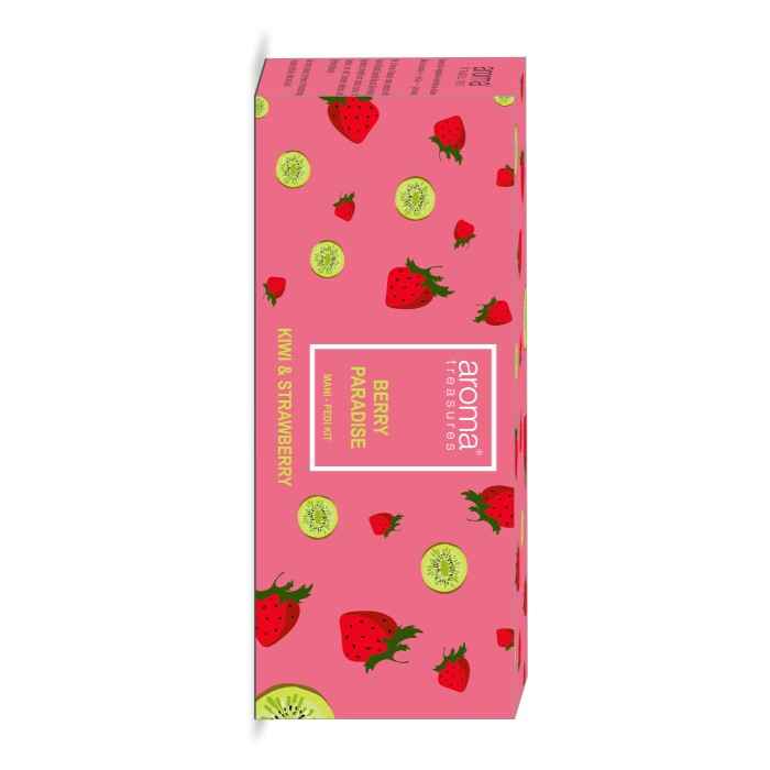 Buy Aroma Treasures Berry Paradise Mani-Pedi kit (87 g) - Purplle