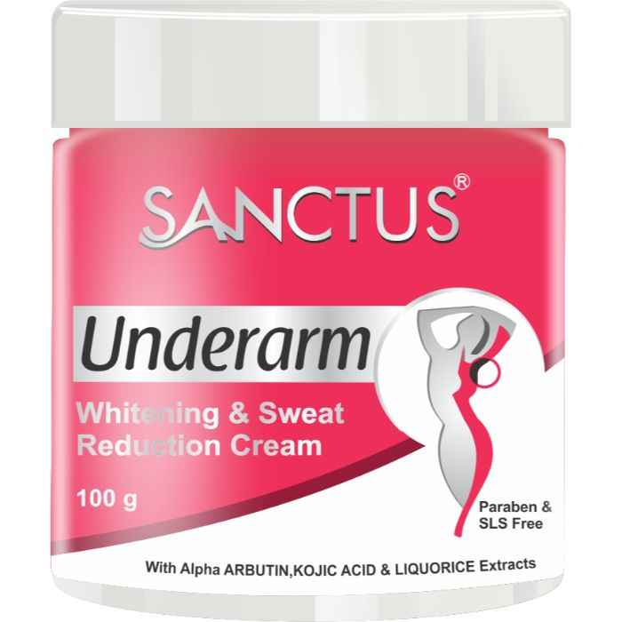 Buy Sanctus Underarm Whitening & Sweat Reduction Cream - (100 g) ( Advanced De-Odourizing With Lasting Effect) - Purplle
