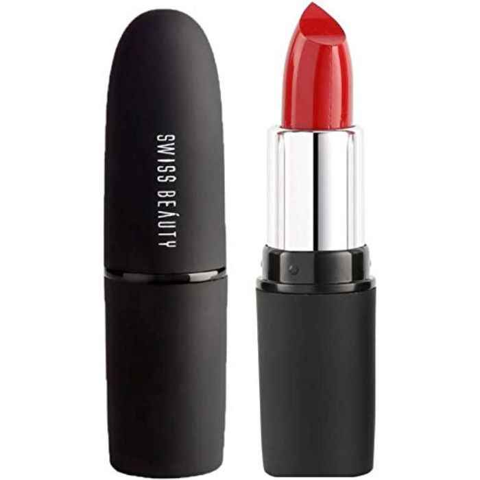Buy Swiss Beauty Pure Matte Lipstick (3 g) (Smoking Red - 220)-SB-S6-220 - Purplle
