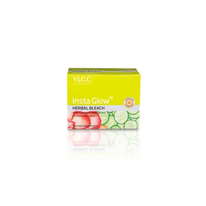 Buy VLCC Insta Glow Herbal Bleach (6.6 g) - Purplle