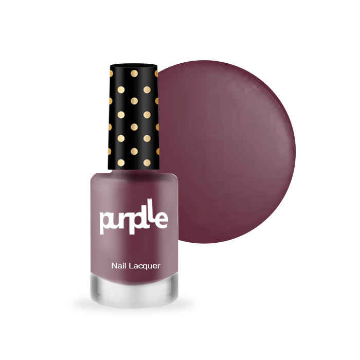 Buy Purplle Nail Lacquer, Purple, Matte - High On Coffee 9 | No streaks | Chip resistent | Long Lasting | One-swipe Application | Quick Drying | Highly Pigmented (9 ml) - Purplle