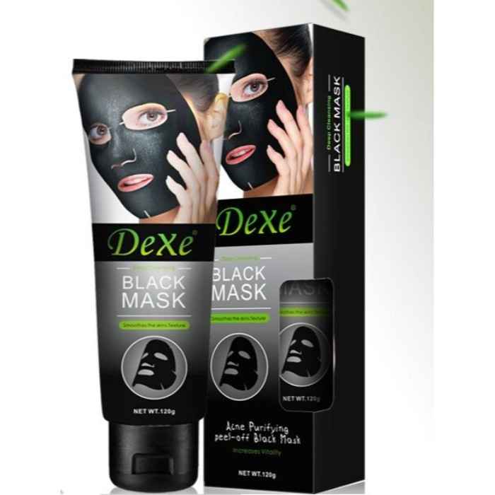 Buy Dexe Acne Purifying & Deep Cleansing Peel Off Black Mask (120 ml) - Purplle