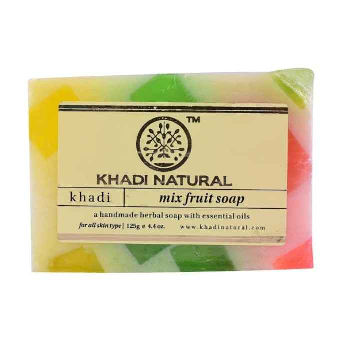 Buy Khadi Natural Ayurvedic Mix Fruit Soap (125 g) - Purplle