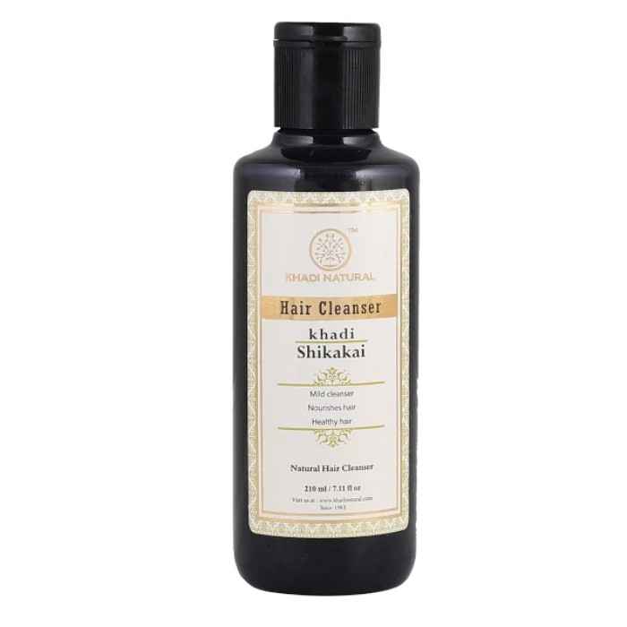 Buy Khadi Natural Ayurvedic Shikakai Hair Cleanser (210 ml) - Purplle