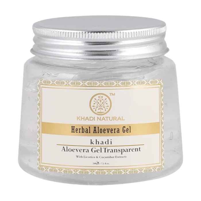 Buy Khadi Natural Ayurvedic Aloevera Gel (Transparent) (200 g) - Purplle