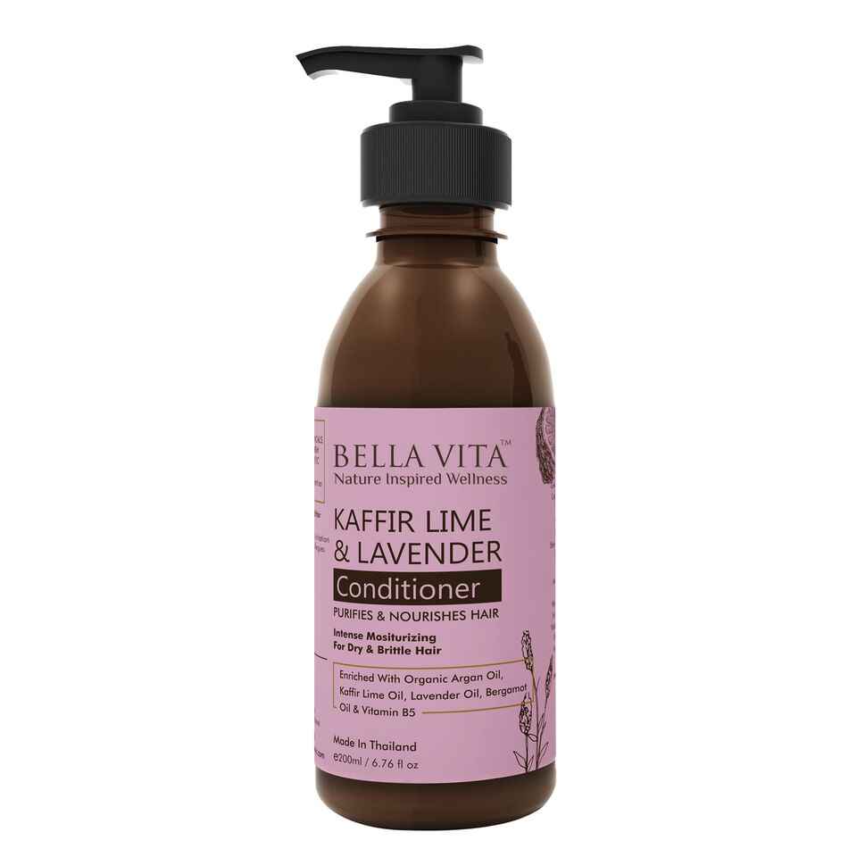 Buy Kaffir Lime & Lavender Hair Conditioner with Organic Argan Oil, 200 ml for Intense Moisturising of Thin, Dry, Weak & Brittle Hair | SLES & Paraben Free | Complete Hair Nourishment - Purplle