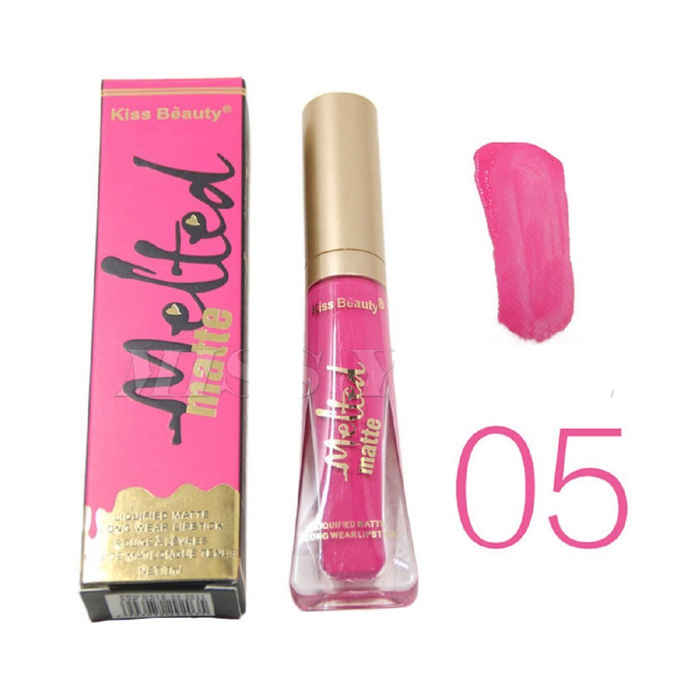 Buy Kiss Beauty Melted Matte Liquified Long Lasting Lipgloss Lipstick (Shade 5) - Purplle