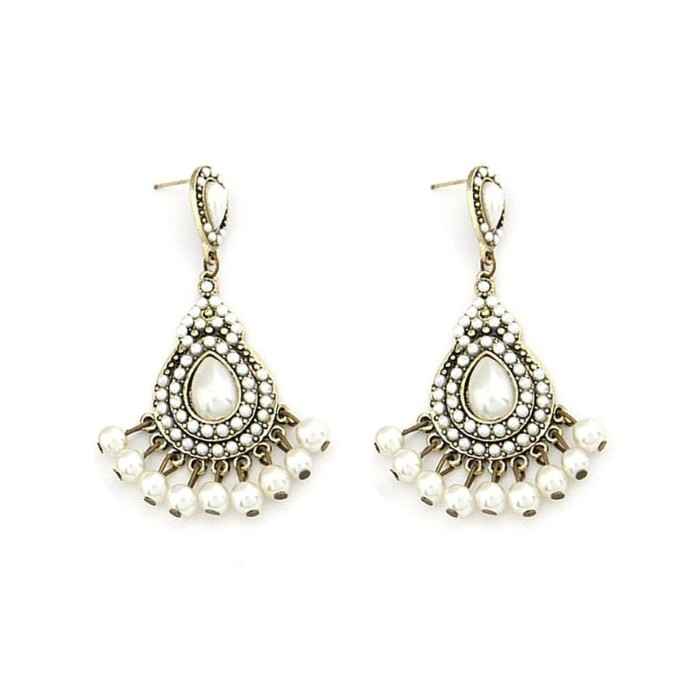 Buy Crunchy Fashion Peal Drop Earrings - Purplle