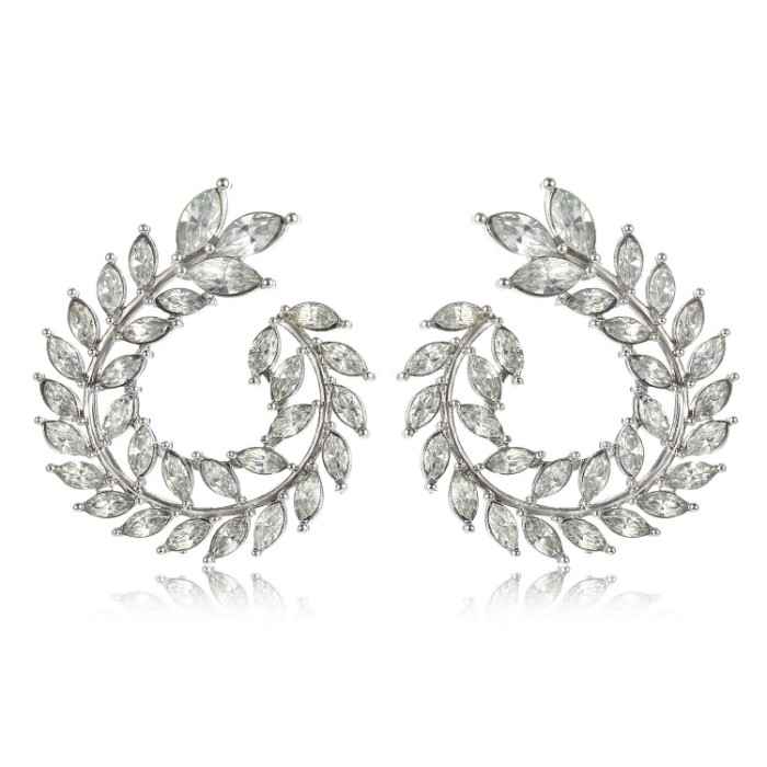 Buy Crunchy Fashion Silver-Toned Contemporary Drop Earrings - Purplle
