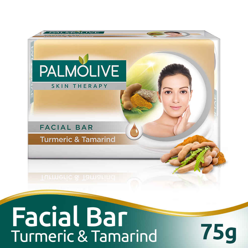 Buy Palmolive Skin Therapy Soap Bar with Turmeric & Tamarind (75 g) - Purplle