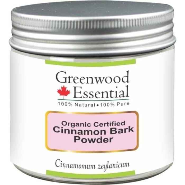 Buy Greenwood Essential Pure Cinnamon Bark Powder (Cinnamomum zeylanicum) 200gm Organic Certified 100% Natural Therapeutic Grade - Purplle